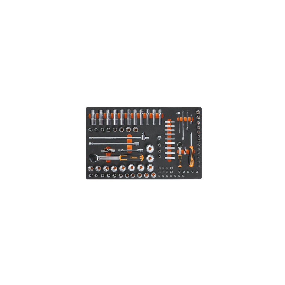 BETA 24500100 M100-SOFT THERMOFORM. TRAY WITH 98 TOOLS