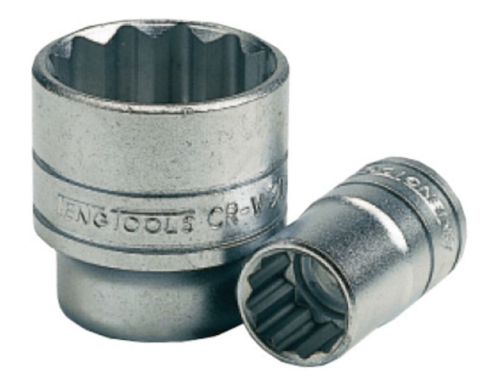 Teng Tools M120112-C 1/2" Socket 12 pt AF 3/8"