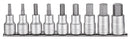 Teng Tools M1209AF 1/2" Drive AF Hex Bit Socket Clip Rail Set 9 Pieces