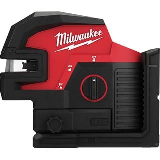 Milwaukee 4933479202 M12 CLL4P-0C cross line laser with 4 points