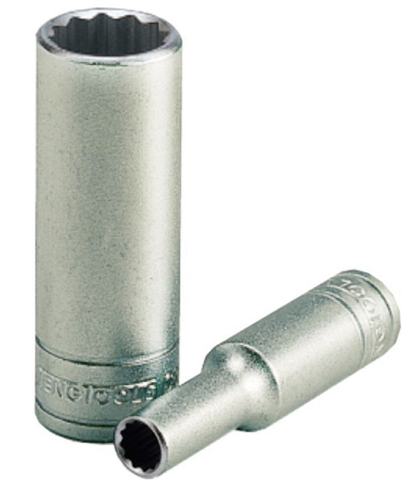 Teng Tools M14061312-C 1/4" Drive Deep 12 Point Socket 13 mm
