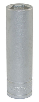 Teng Tools M140610-C 1/4" Deep Socket 6 pt Metric 10mm
