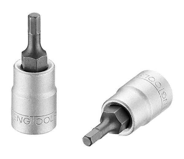 Teng Tools M141503-C 1/4" square drive 3 mm Cr-V & S2 hex bit socket