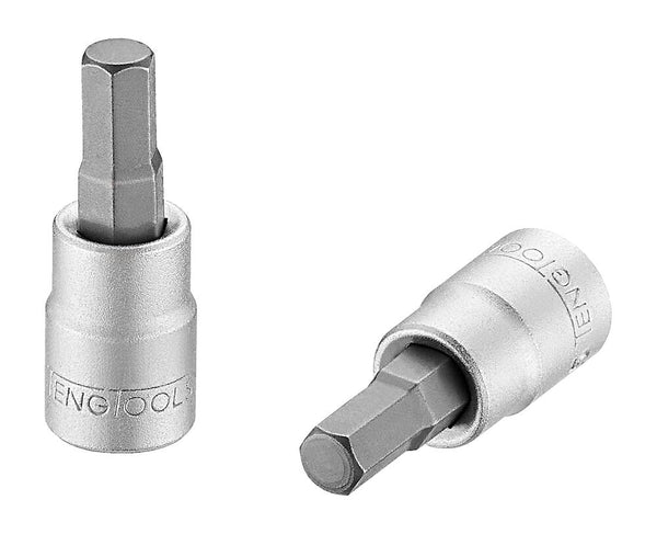 Teng Tools M1415055-C 1/4" square drive 5.5 mm Cr-V & S2 hex bit socket