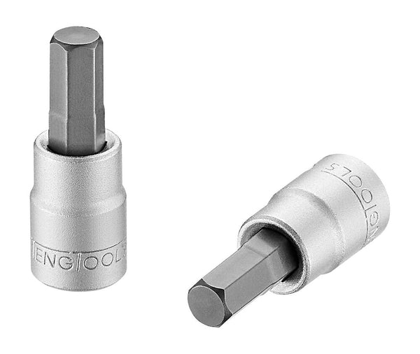 Teng Tools M141506-C 1/4" square drive 6 mm Cr-V & S2 hex bit socket