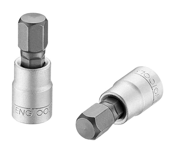 Teng Tools M141508-C 1/4" square drive 8 mm Cr-V & S2 hex bit socket
