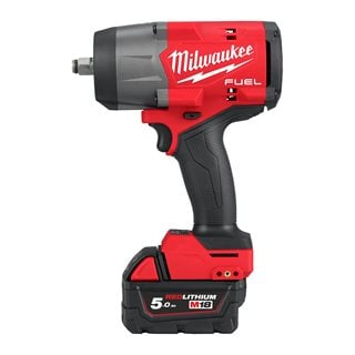 Milwaukee 4933492784 M18 FHIW2F12-502X M18 FUEL™ ½″ high torque impact wrench with friction ring & 2x 5.0Ah Batteries