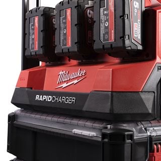 Milwaukee 4932480163 M18 PC6 PACKOUT™ six bay rapid charger