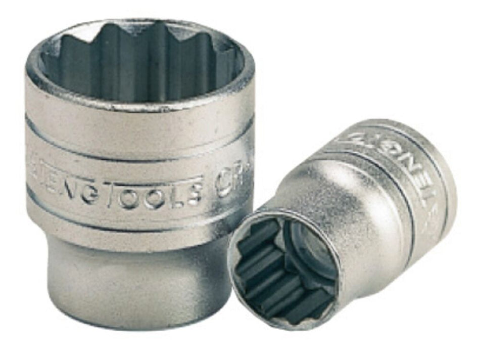 Teng Tools M38052212-C 3/8" Drive 12 Point Socket 22 mm
