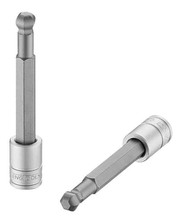Teng Tools M381510BL-C 3/8Ó ball point long hex bit socket Cr-V 10 mm