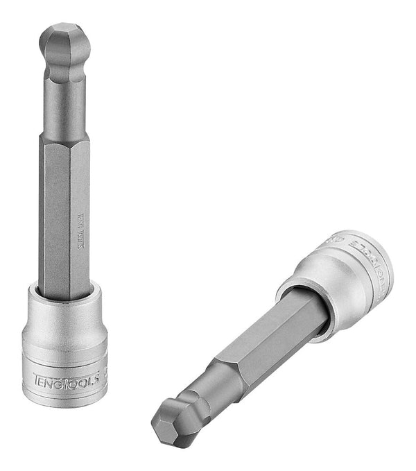 Teng Tools M381512BL-C 3/8Ó ball point long hex bit socket Cr-V 12 mm