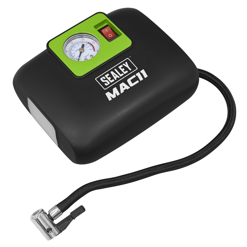 Sealey MAC11 Tyre Inflator with Worklight 12V