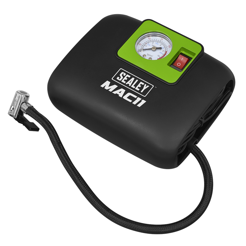 Sealey MAC11 Tyre Inflator with Worklight 12V