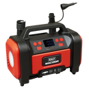 Sealey MAC13DR Rechargeable Tyre Inflator & High Volume Air Pump 12V