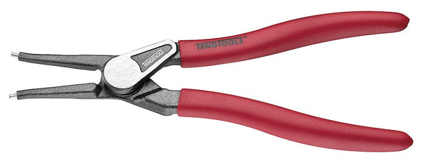 Teng Tools MBE472-7 7" Straight/Outer Circlip Plier Vinyl Grip with Spring