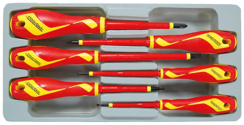 Teng Tools MDV906N Screwdriver Set 6 Pieces 1,000 Volt Insulated