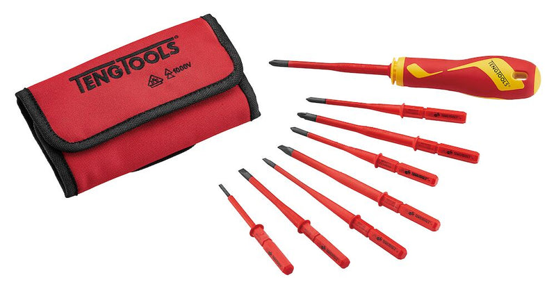 Teng Tools MDV909N Insulated Interchangeable Blade Set Wallet 9 Pieces