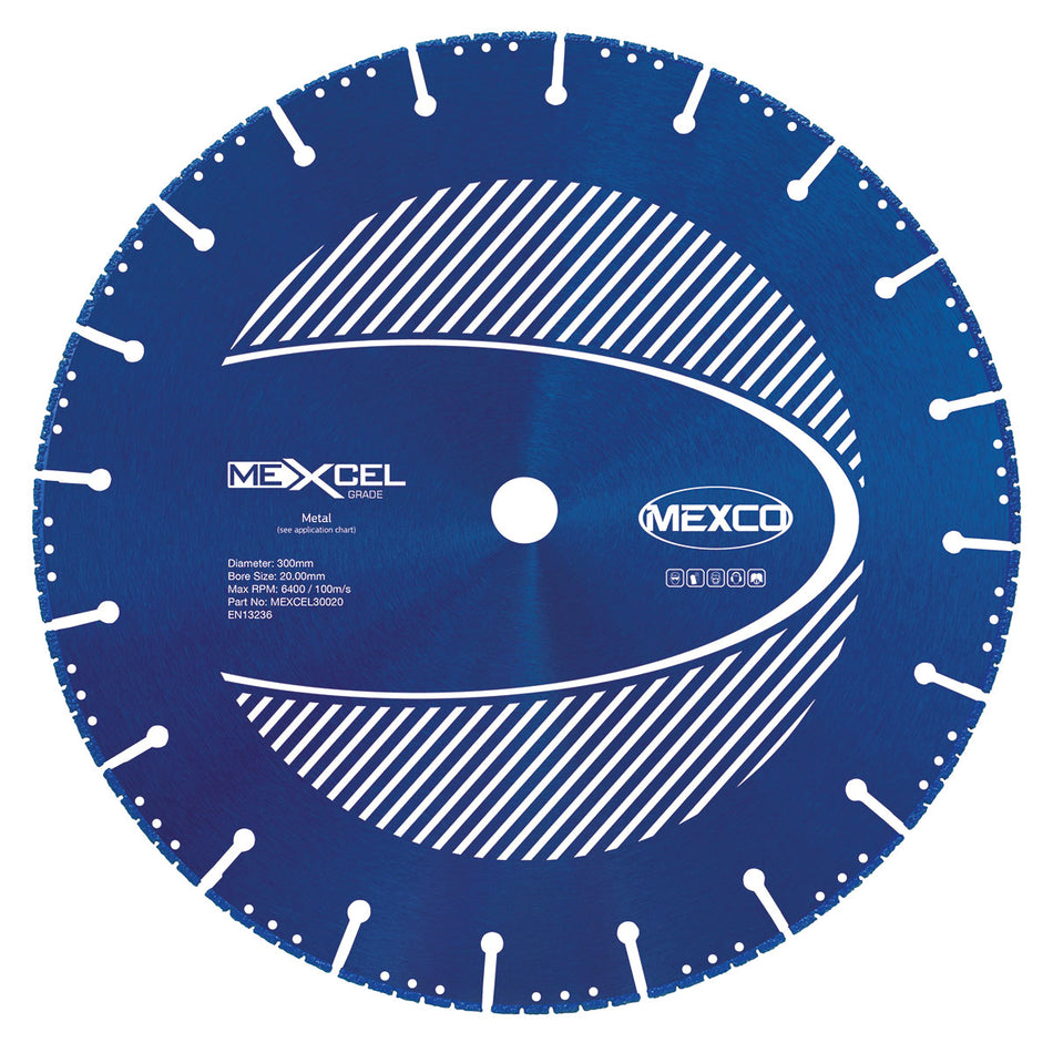 Mexco MEXCEL30020 300MM METAL CUTTING BLADE XCEL GRADE 20MM BORE