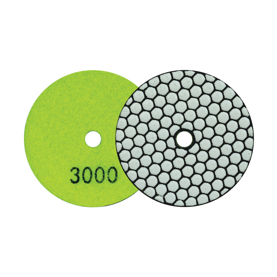 Mexco MEXPAD3000 3000 GRIT DIAMOND POLISHING PAD SATURN YELLOW DRY USE