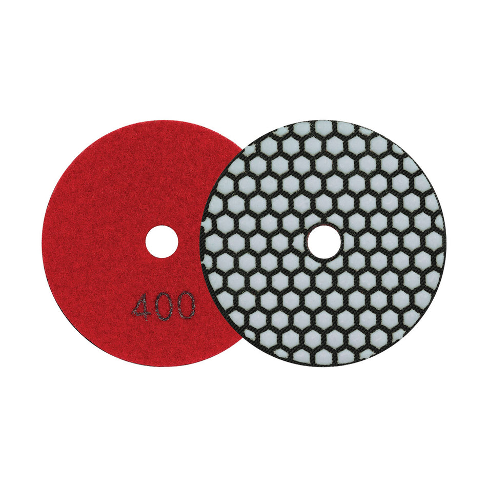 Mexco MEXPAD400 400 GRIT DIAMOND POLISHING PAD RED DRY USE