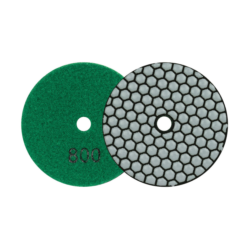 Mexco MEXPAD800 800 GRIT DIAMOND POLISHING PAD DARK GREEN DRY USE