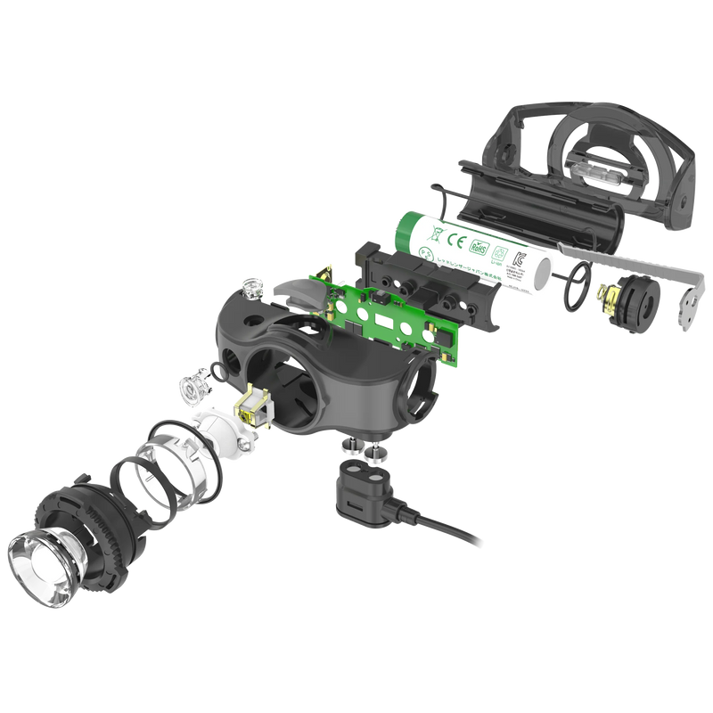 Ledlenser 502147 MH5 RECHARGEABLE LED Headlamp - Black (400)