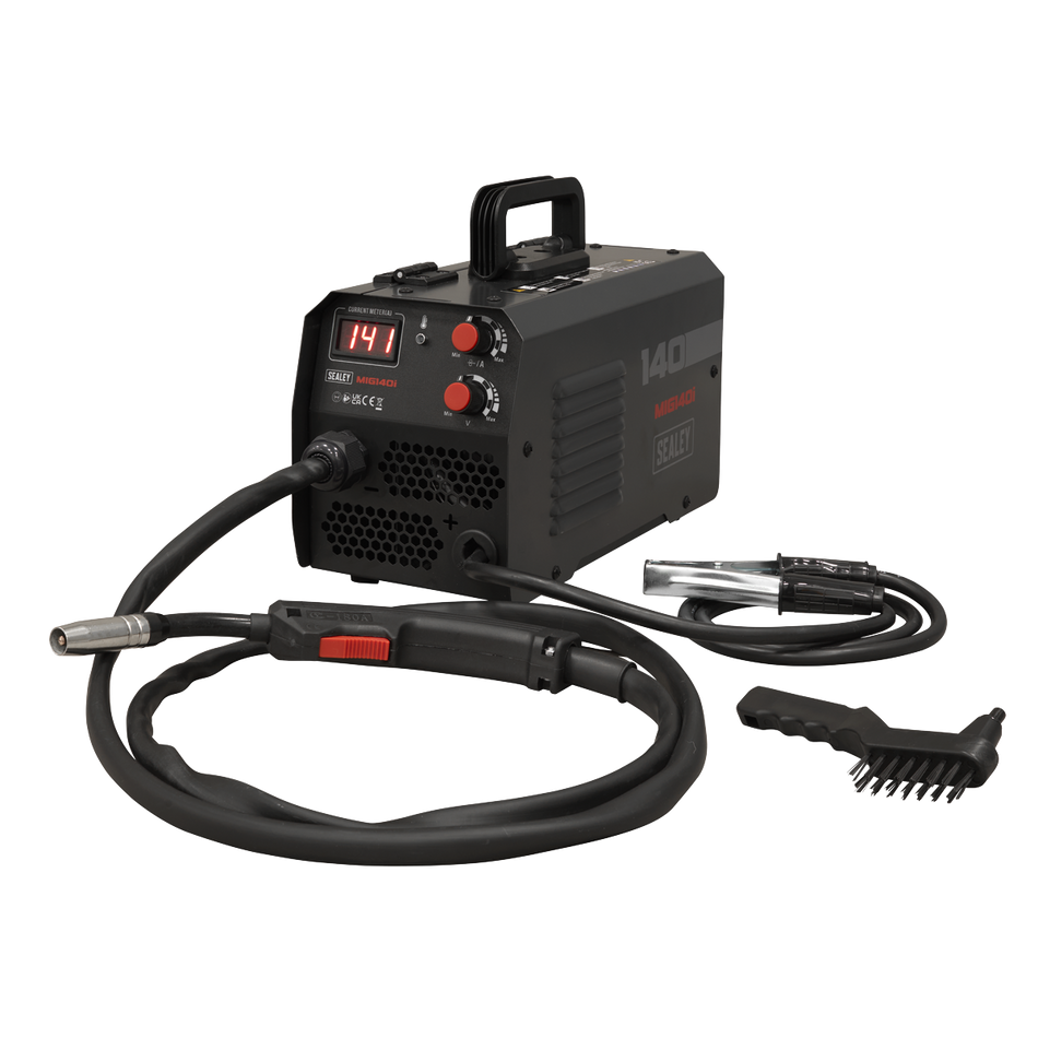 Sealey MIG140i Flux Cored Gasless MIG Inverter Welder 140A