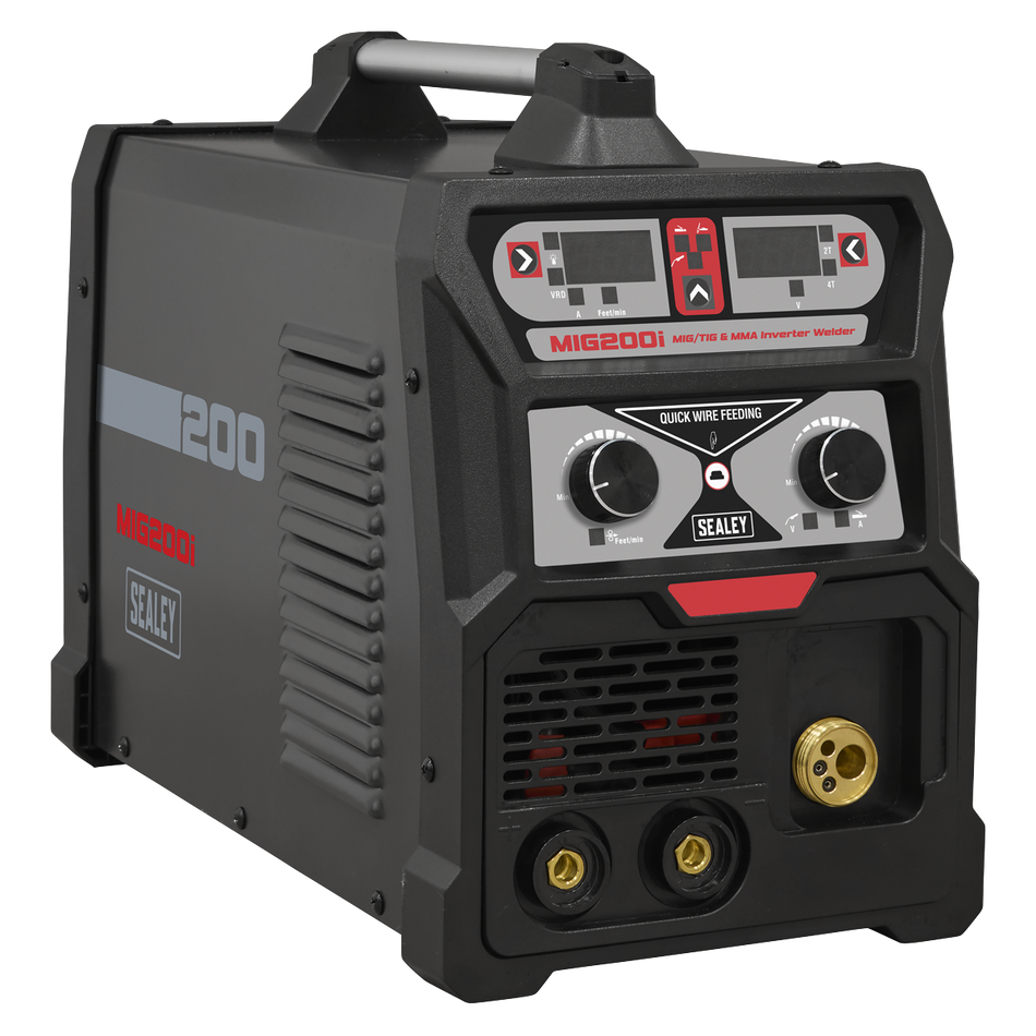 Sealey MIG200i MIG/TIG & MMA (ARC/STICK) Inverter Welder 200A