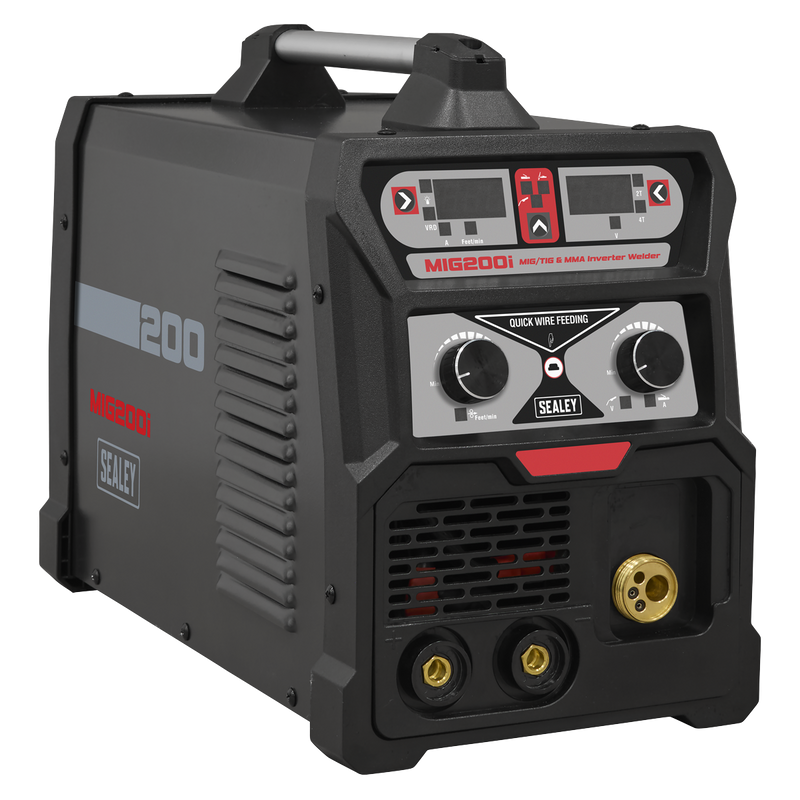 Sealey MIG200i MIG/TIG & MMA (ARC/STICK) Inverter Welder 200A