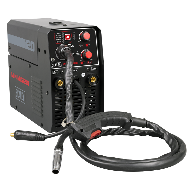 Sealey MINIMIG120i MIG/TIG & MMA (ARC/STICK) Inverter Welder 120A 230V