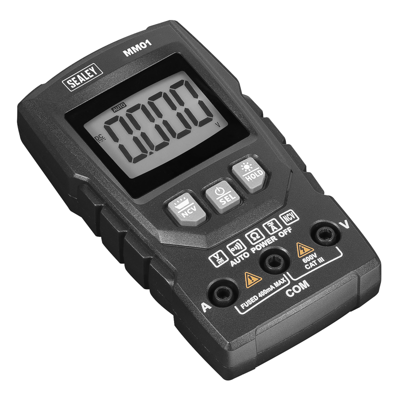 Sealey MM01 Auto-Ranging Digital Multimeter 6-Function