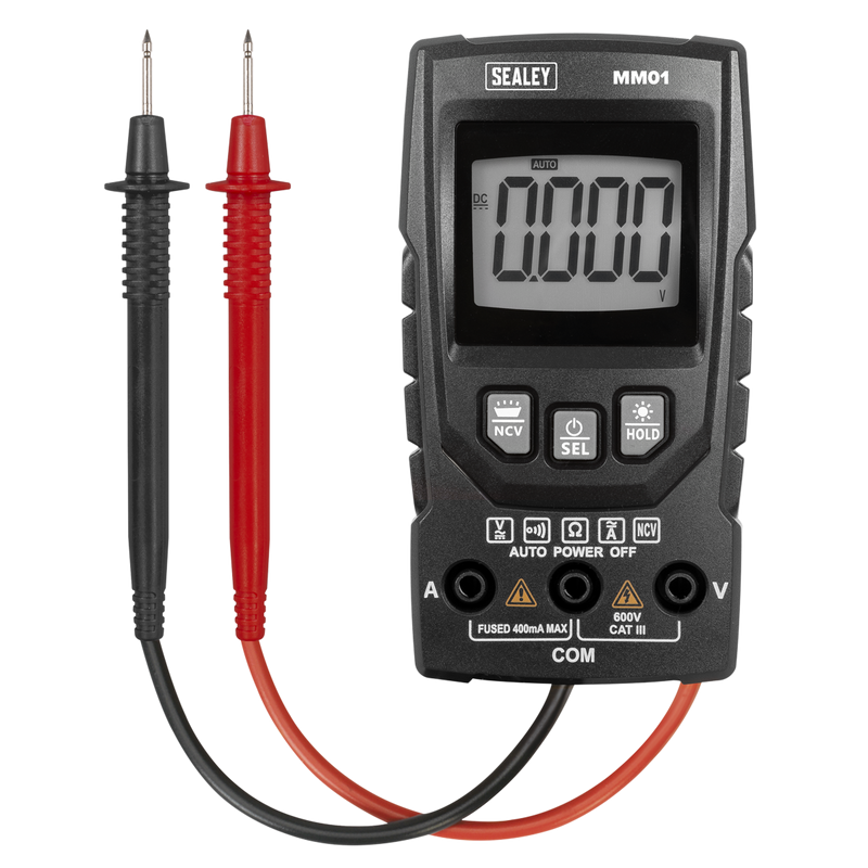 Sealey MM01 Auto-Ranging Digital Multimeter 6-Function