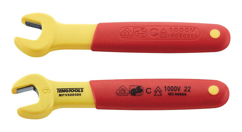 Teng Tools MPV600509 Insulated Open Ended Spanner 9mm