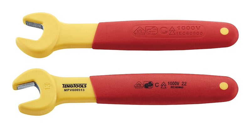 Teng Tools MPV600512 Insulated Open Ended Spanner 12mm