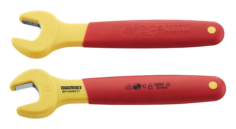 Teng Tools MPV600517 Insulated Open Ended Spanner 17mm