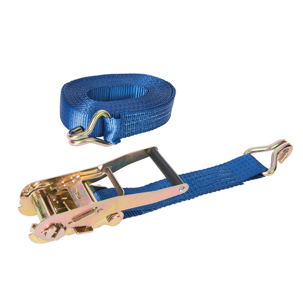 Silverline MS21 Ratchet Tie Down Strap J-Hook