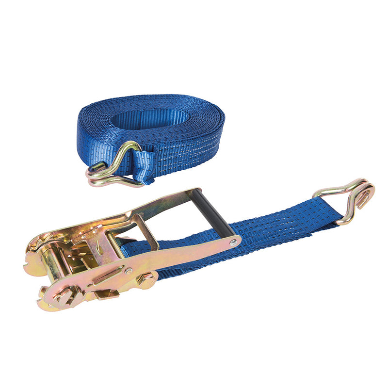 Silverline MS21 Ratchet Tie Down Strap J-Hook