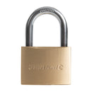 Silverline MSS05 Brass Padlock