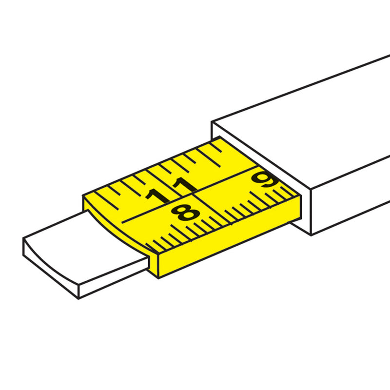 Silverline MT08 Hi-Vis Contour Tape