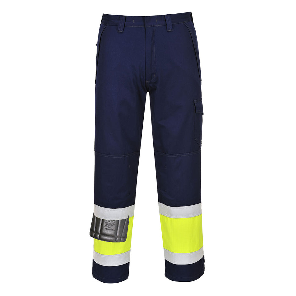 Portwest Modaflame Work Hi-Vis Class 1 Multi-Norm FR Trousers