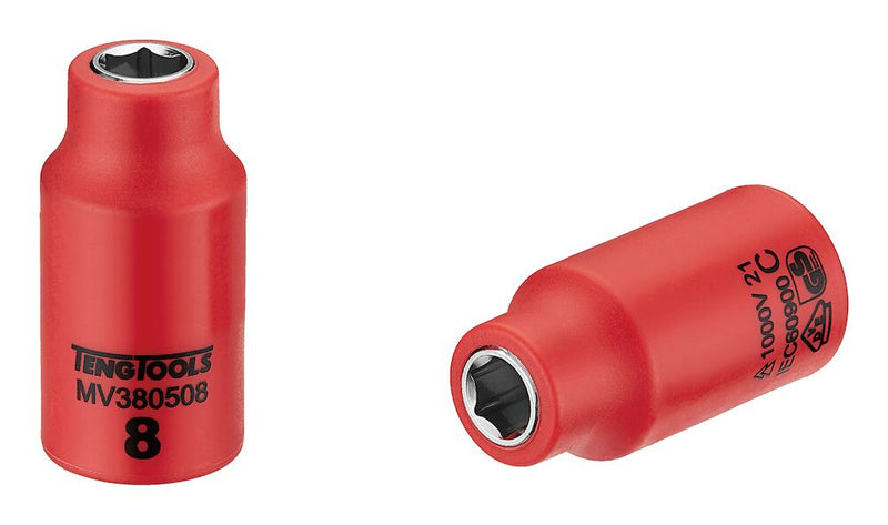Teng Tools MV380508 3/8" Drive Insulated Socket 8mm