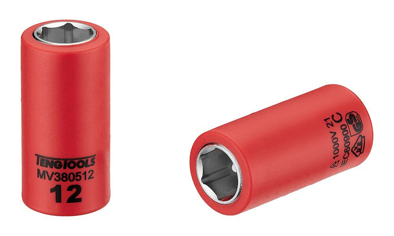 Teng Tools MV380512 3/8" Drive Insulated Socket 12mm