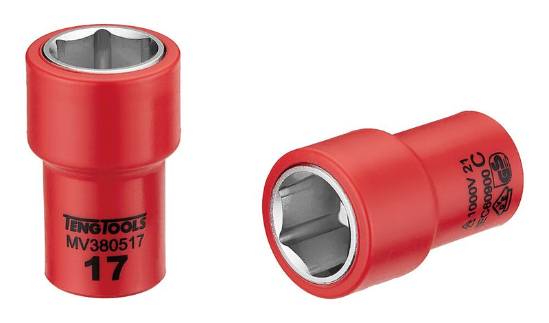 Teng Tools MV380517 3/8" Drive Insulated Socket 17mm