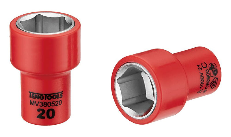 Teng Tools MV380520 3/8" Drive Insulated Socket 20mm
