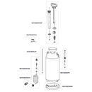 Mexco MEX3180/ZEHOSE MEXCO 3180 14L BOTTLE HOSE ASSEMBLY