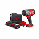 Milwaukee 4933498251 M18FHIW2F12-503X 18V Fuel 1/2" High Torque Impact Wrench with Friction Ring & 3x 5.0Ah Batteries