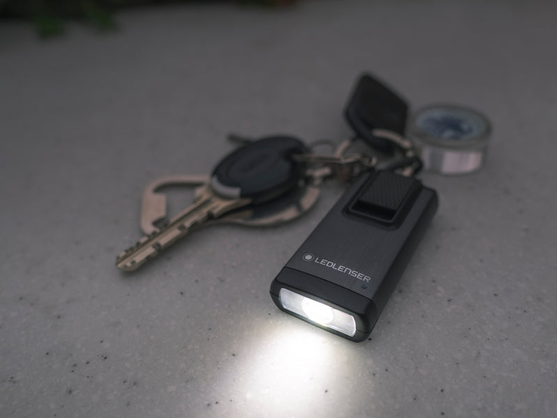 Ledlenser 502577 NEW K6R Key-ring RECHARGEABLE LED Torch - Grey / Black (400)