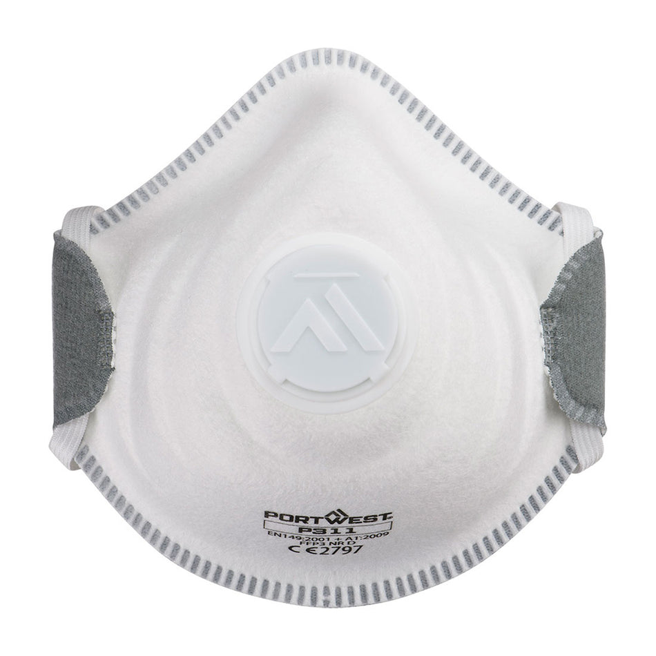 Portwest Moulded FFP3 Valved Respirator (Pk10)