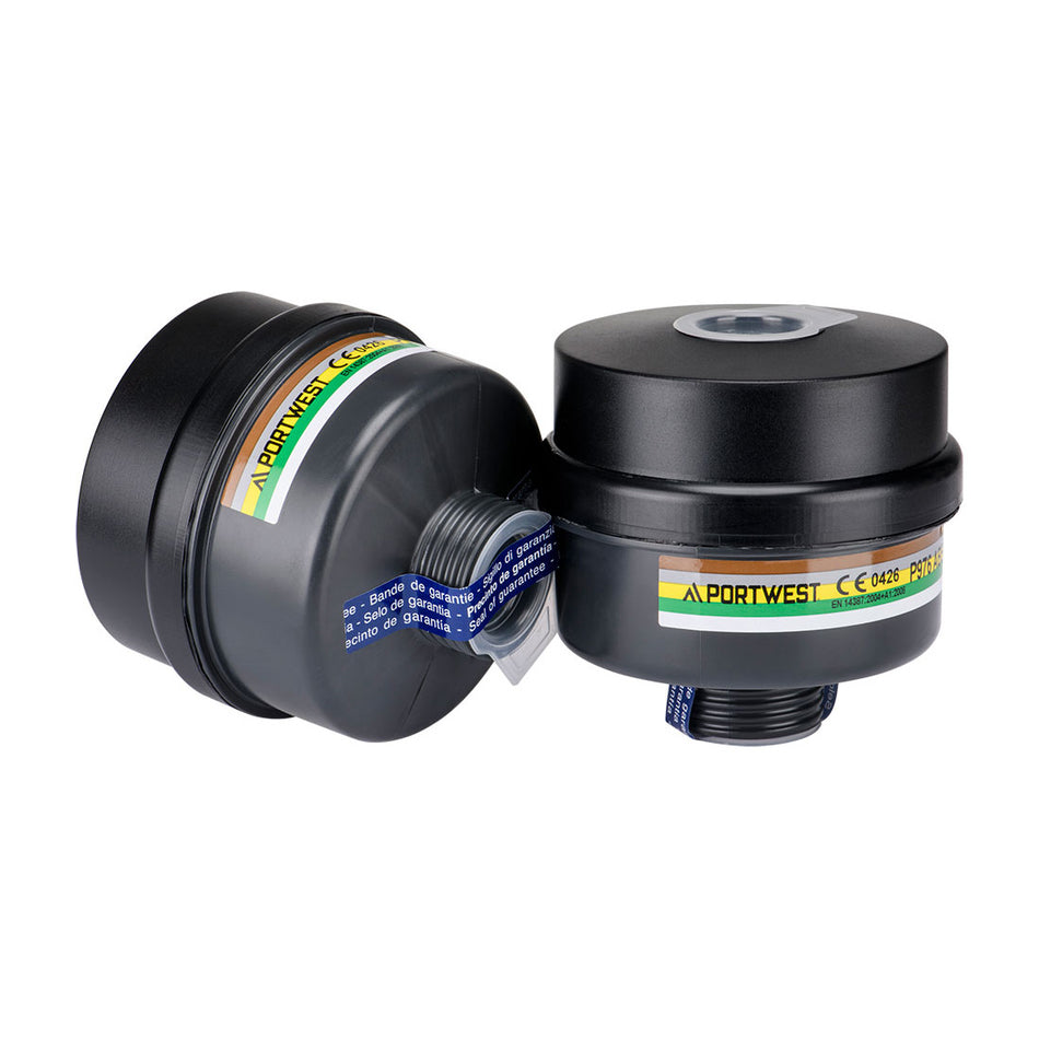 Portwest ABEK2P3 Combination Filter Universal Thread (Pk4)