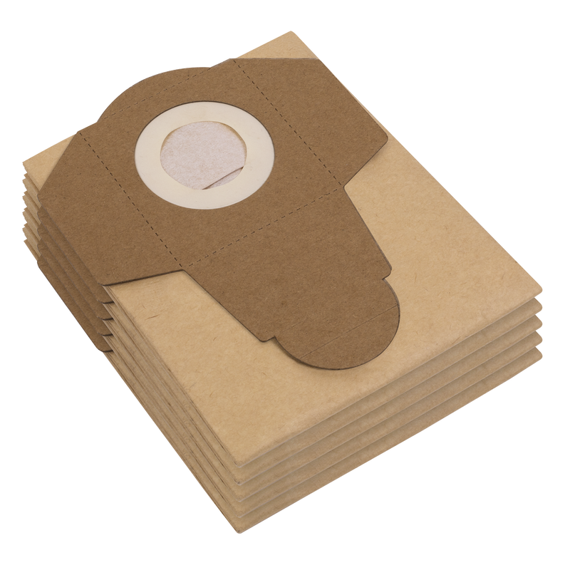 SEALEY PCU03 Dust Collection Bag for PC200 Series - Pack of 5